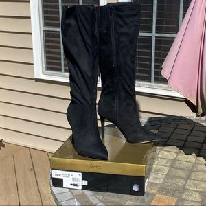 Thalia Sodi Rajel black tall boots size 7.5